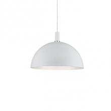 Kuzco 492324-WH/GD - Single Lamp Pendant WithAluminum Dome ShadeShowcasing Powder-Coated OrPlated Finishes With Metal