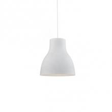 Kuzco 494216-WH - Single Lamp Pendant With TaperedAluminum Shade ShowcasingPowder-Coated Finishes. ExteriorShade