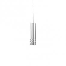 Kuzco 494502M-BN - Single Lamp Pendant With SteelCylindrical Shade Embellished ByStacked Tubular Slices.