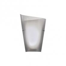 Kuzco 699013L-SM - Single Lamp Wall Sconce With Asymmetrical Overlapping Covers Available In Two Combinations Of