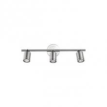 Kuzco 88293BN - Three Lamp Fixed Track With Heavy Gauge Casting Steel Head And Frosted Glass