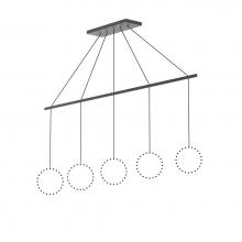 Kuzco CNL5AC-WH - The Marquee Transforms Single Pendants Into A Choreographed Statement Piece. Simple Forms Combine