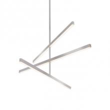 Kuzco CH10345-BN - The Linear Lights Can Be Configured At Different Heights And Angles To Create Distinct Sculptural