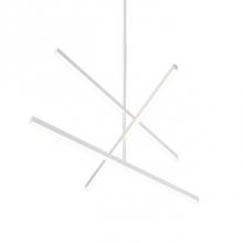 Kuzco CH10345-WH - The Linear Lights Can Be Configured At Different Heights And Angles To Create Distinct Sculptural