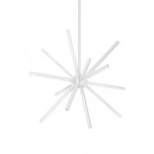 Kuzco CH14220-WH - A Plethora Of Thin Linear Lights Converge At Numerous Angles Into A Central Cluster.
