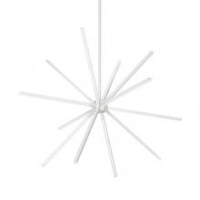 Kuzco CH14232-WH - A Plethora Of Thin Linear Lights Converge At Numerous Angles Into A Central Cluster.