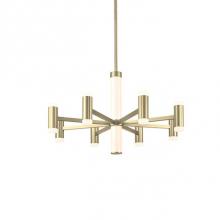 Kuzco CH16730-BB - An Array Of Extruded Aluminum Quatrefoil LampsFinely Textured Powder-Coat Or Plated FinishOpal