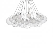 Kuzco CH3128 - Refined Nineteen Led Pendant Chandelier Bouquet With Each Pendant Having A Sphere Shaped Clear