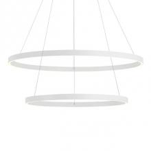 Kuzco CH86232-WH - Extruded And Rolled Loops With Rectangular ProfileDual Flush Polymeric Diffuser Sets Per