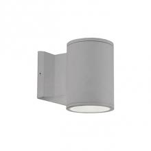 Kuzco EW3105-GY - High Powered Led Exterior Single Light Wall Mount Fixture, Die-Cast Aluminum Housing Molded Into