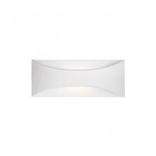 Kuzco EW3609-WH - High Powered Led Exterior Single Light Wall Mount Fixture, With Stylish Relaxed Arch Design And