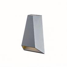 Kuzco EW62604-GY - Architectural Exterior Wall Sconce, Die-Cast Aluminum Body With Tempered Glass Cover. Larger