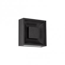 Kuzco EW6308-BK - A Die-Cast Aluminum Square With 8 Inch Sides Glows From The Middle With Concealed Leds. Powder
