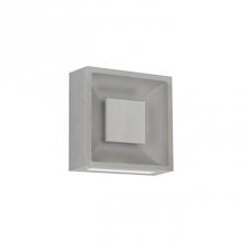 Kuzco EW6308-GY - A Die-Cast Aluminum Square With 8 Inch Sides Glows From The Middle With Concealed Leds. Powder