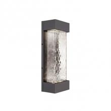 Kuzco EW7018-GH - This Surface Mount Exterior Wall Light Combines Hand-Crafted Glass And Metal Elements. Available