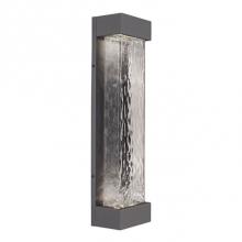 Kuzco EW7024-GH - This Surface Mount Exterior Wall Light Combines Hand-Crafted Glass And Metal Elements. Available
