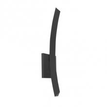 Kuzco EW7718-GH - A Seductively Curved Die-Cast Aluminum Wall Sconce. The 18 Inch Curve Is Attached To A Square