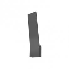 Kuzco EW7918-GH - An 18 Inch Long Aluminum Rectangle Is Bent Forward From The Bottom, Just Slightly Enough For An