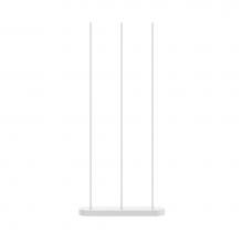 Kuzco FL46948-WH - The Reeds Floor Piece Features A Single, Or Multiple Elegantly Minimal Wands, Casting A Soft