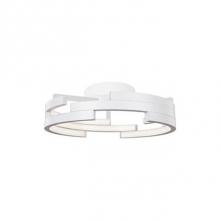 Kuzco FM12722-WH - This Sophisticated Unparalleled Designed Led Semi-Flush Mount Is One Of A Kind Masterpiece. From