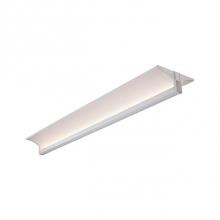 Kuzco FM12945-WH - Led Linear Flush Mount With Up Light And T Shaped Design With Metal Details Available In White