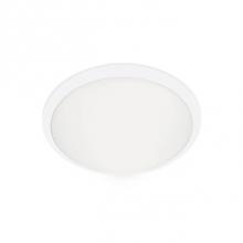 Kuzco FM1512-WH - Circular Opal White Glass DomeFormed Steel Trim RingMatte Painted, Brushed Or Plated FinishDown