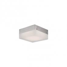 Kuzco FM3405-BN - Single Led Square Flush Mount Ceiling Fixture With Two Finishes. Square Glass Polished Surface
