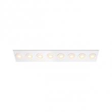 Kuzco FM4245-WH/WH - Low Profile Flush Mount Wall Or Ceiling Mounted Lighting Fixture With Eight 1200 Lumen Led