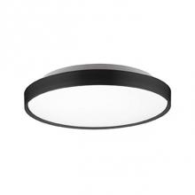 Kuzco FM43518-BK - Circular Steel Base With Polymeric Body, Frosted Acrylic Lens, Glossy Body And Matte Painted