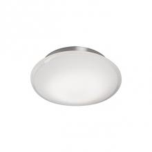 Kuzco FM7511-BN - Classy Retro Led Flush Mount With Segmental Shaped Glass. The Glass Is Uniquely Designed With