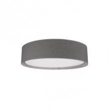 Kuzco FM7916-GY - Round Led Flush Mount With A Refined Hand Tailored Textured Fabric Shade. Inside The Shade Is A