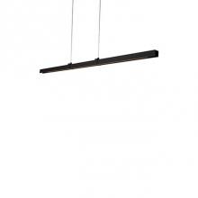 Kuzco LP11252-BK - Clean, Crisp Design This Linear Pendant Hangs From Two Points In The Middle Of The 51-1/5 Inch