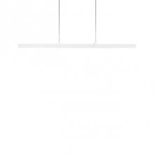 Kuzco LP11262-WH - Clean, Crisp Design This Linear Minimal Pendant Hangs From Two Cable Points In The Middle Of The