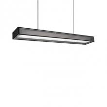 Kuzco LP14554-BK - The Black Or White Organza Shade That Covers The Concealed Aluminum And Steel Chassis Gives Depth