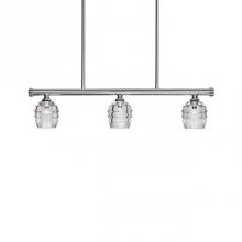 Kuzco LP52128-CH - Vintage But Modern Led Linear Pendant Complements Any Room Which Is Resides. Spaced Evenly Across