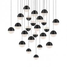 Kuzco MP10524-BK - Round Downward And Upward Light Led Multi-Pendant With Twenty Four Stratum Sphere Shaped Cast