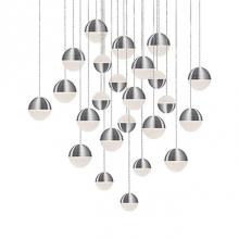 Kuzco MP10524-BN - Round Downward And Upward Light Led Multi-Pendant With Twenty Four Stratum Sphere Shaped Cast