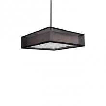 Kuzco PD14015-BK - The Black Or White Organza Shade That Covers The Concealed Aluminum And Steel Chassis Gives Depth