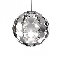 Kuzco PD1819-CH - Inimitable Designed Pendant With Sleek Laser Cut Plates Formed Together To Make An Exterior
