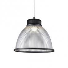 Kuzco PD2913-BZ - Single Led Pendant With Dome Shaped Opaque Acrylic Shade. The Shade Has A Decorative Industrial