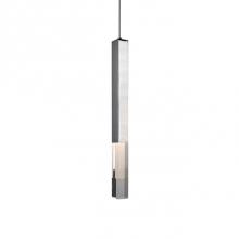 Kuzco PD53305-CH - Crystal Clear Glass Is Molded Into A Honeycomb Shape And Is Coolly Suspended By A Metal Cord That
