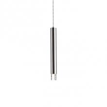 Kuzco PD7716-CH - Single Lamp Led Pendant With A Long Sleek Metal Housing In Brushed Nickel Or Chrome Finishes. At