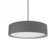 Kuzco PD7916-GY - Round Led Flush Mount With A Refined Hand Tailored Textured Fabric Shade. Inside The Shade Is A