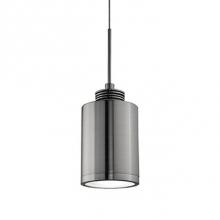 Kuzco PD8204-BN - Single Lamp Led Pendant With Heavy Gauge Casting Steel Head With Frosted Glass Bottom Cover.