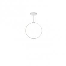 Kuzco PD82524-WH - Aluminum Ring With Circular Ceiling Mount. Circular Profile. Flexible Silicon-Rubber Diffuser.