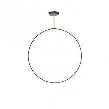 Kuzco PD82548-BK - Aluminum Ring With Circular Ceiling Mount. Circular Profile. Flexible Silicon-Rubber Diffuser.