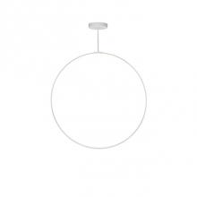 Kuzco PD82548-WH - Aluminum Ring With Circular Ceiling Mount. Circular Profile. Flexible Silicon-Rubber Diffuser.