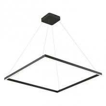 Kuzco PD85132-BK - A Suspended Rectilinear Frame Emits Soft Luminance Downward From The Continuous Perimeter Opal