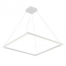Kuzco PD85132-WH - A Suspended Rectilinear Frame Emits Soft Luminance Downward From The Continuous Perimeter Opal