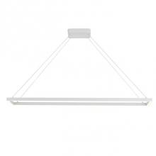 Kuzco PD85548-WH - A Suspended Rectilinear Frame Emits Soft Luminance Downward From The Continuous Perimeter Opal